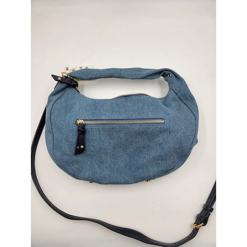 On 34th Harlowwe Denim Top Handle Small Crossbody Bag Womens One Size Blue Notte
